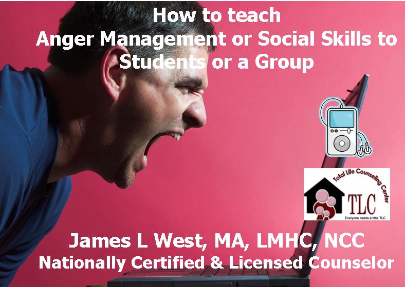 Anger Management Audio to Teach Anger Management to Students including Pre-Post Tests to Teach Students Resources for Children and Adolescents including Anger Signals, Purposes for Anger, 5 Steps to Anger Control, Talk it Out, Repairing Trust or Damaged Relationships